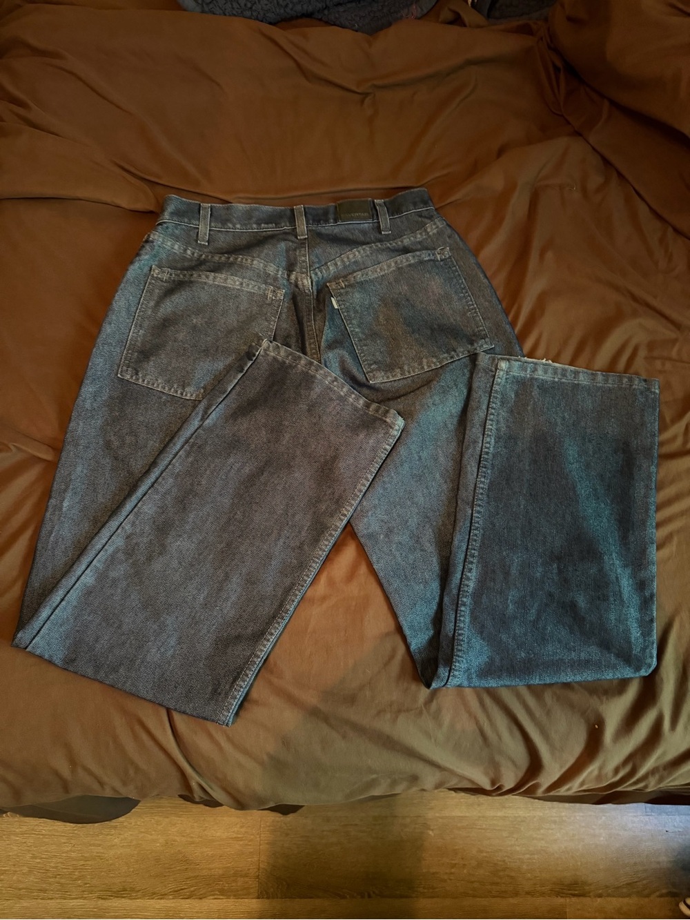 Levi's Silver Tab Men's Bootcut Jeans in Faded Black/Gray